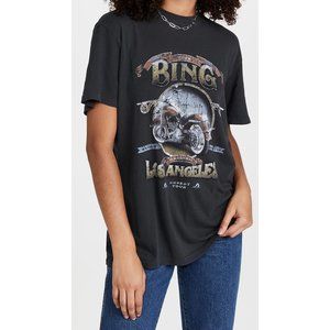 Anine Bing Lili Tee Biker NWT
